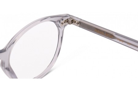 Lunettes de vue French Rétro Ariston 46mm Cristal Gris - détail charnière