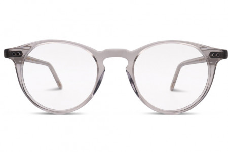 Lunettes de vue French Rétro Matthew 45mm Gris transparent, vue de face