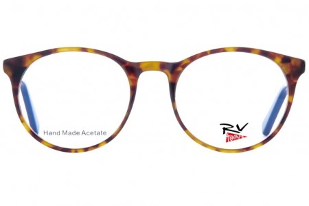 Lunettes de vue H.Mahéo RT119 47mm - Ecaille/Bleu - vue de face