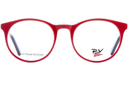 Lunettes de vue H.Mahéo RT119 47mm - Rouge/Noir - vue de face