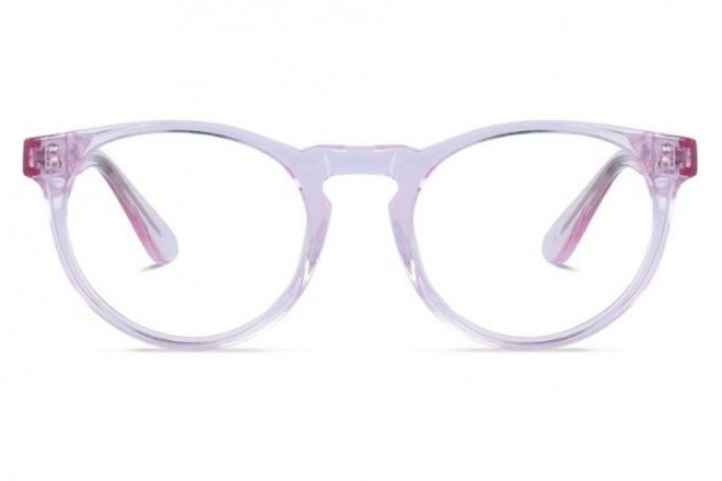 Lunettes de vue Jack & Francis Mack 47mm Crystal rose - vue de face