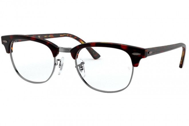 Lunettes de vue Ray-Ban RX5154 51mm Transparent Red On Havana