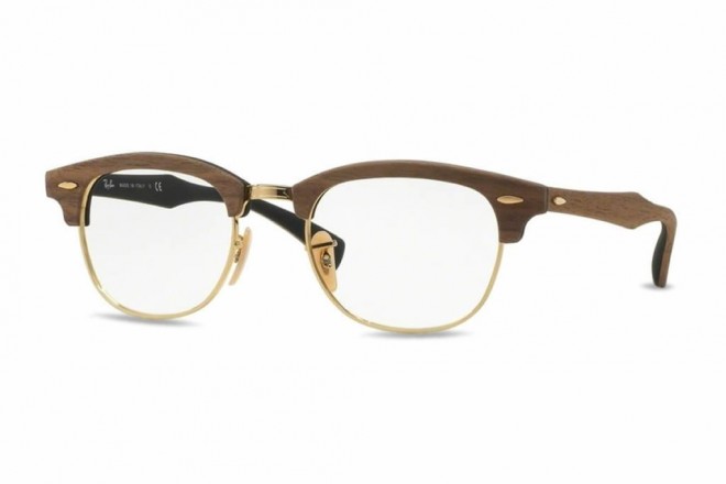 Ray Ban Clubmaster Wood RX 5154M