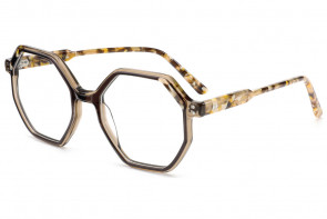 Lunettes de vue French Retro Angelika, 50mm, noir - écaille marron