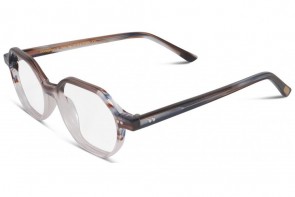 Lunettes de vue French Rétro Enfant Jeffy 44mm Marron / Beige