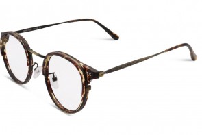 Lunettes de vue French Rétro Liver 44mm Ecaille bronze