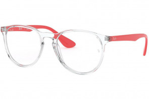 Lunette de vue Ray-Ban RX7046 51mm Transparent and Red