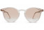 Lunettes de soleil French Rétro Ariston 46mm Cristal Marron, vue de face