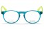 Lunettes de vue Diesel DL5301 087 - Turquoise/Vert pomme - vue de face