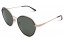 Lunettes de soleil French Rétro Emma 53mm Noir et Or