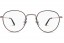 Lunettes de vue French Rétro Jules 48mm Noir / Argent - vue de face