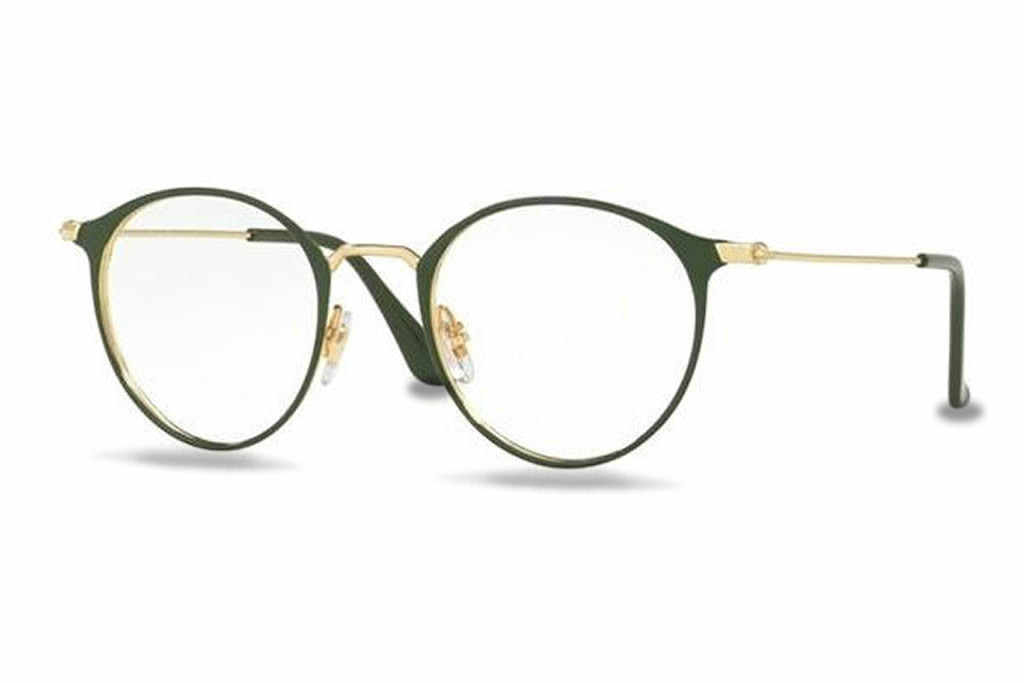 Lunettes de vue Ray-Ban RX6378-2908 49mm Gold/Green - Gweleo