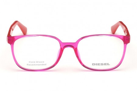 Lunettes de vue Diesel DL5300 - 49mm - Shiny Fuxia - vue de face