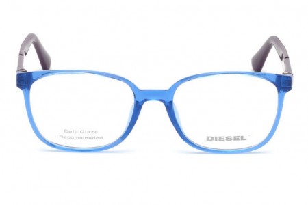 Lunettes de vue Diesel DL5300 - 49mm - Blue / Purple - vue de face