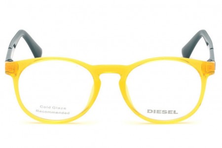 Lunettes de vue Diesel DL5301 039 - Jaune/Noir - vue de face