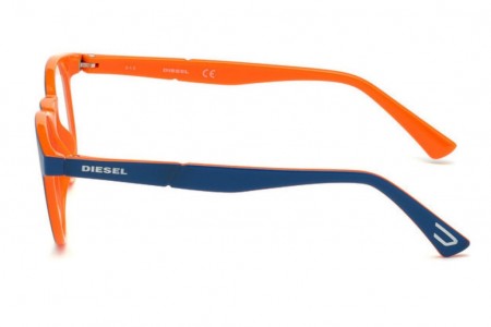 Lunettes de vue Diesel DL5301 092 - Bleu/Orange - vue de profil