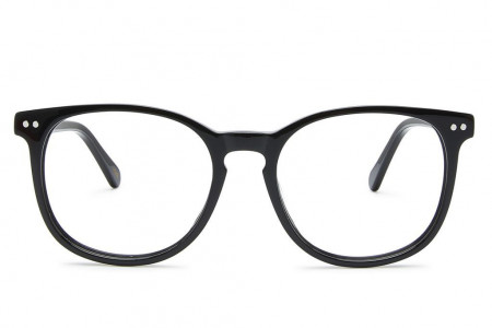 Lunettes de vue LARENA 50mm Jet-Black, vue de face