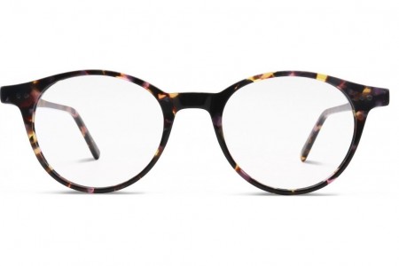 Lunettes de vue French Rétro Lina 46mm Ecaille marbré - vue de face