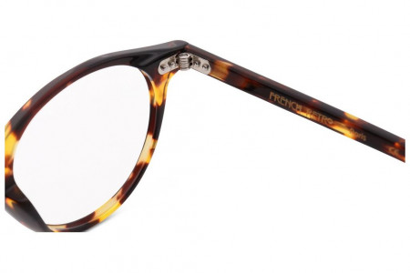 Lunettes de vue French Rétro Matthew 45mm Écaille Marron, détail