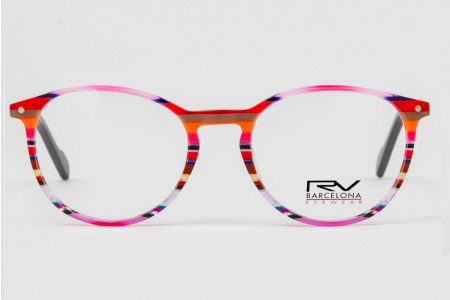 Lunettes de vue h.Mahéo RV693 50mm Multicolore - rose, vue de face