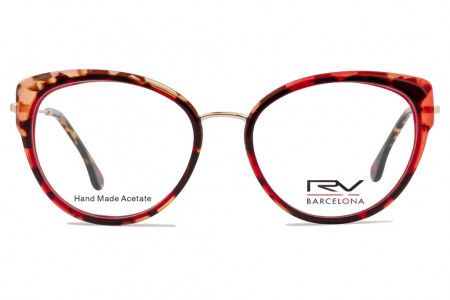 Lunettes de vue h.Mahéo RV762 - 52mm - Dominante rouge - vue de face