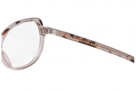 Lunettes de vue French Rétro Enfant Jeffy 44mm Cristal rose / Ecaille - détail