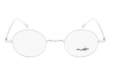 Lunettes de vue Fléo Tedy - 46mm - Argent - vue de face