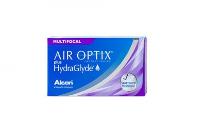 Air Optix Plus Hydraglyde Multifocal 6L - Oeil droit