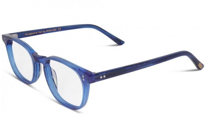 Lunettes de vue French Rétro Enfant Alby 45mm Bleu