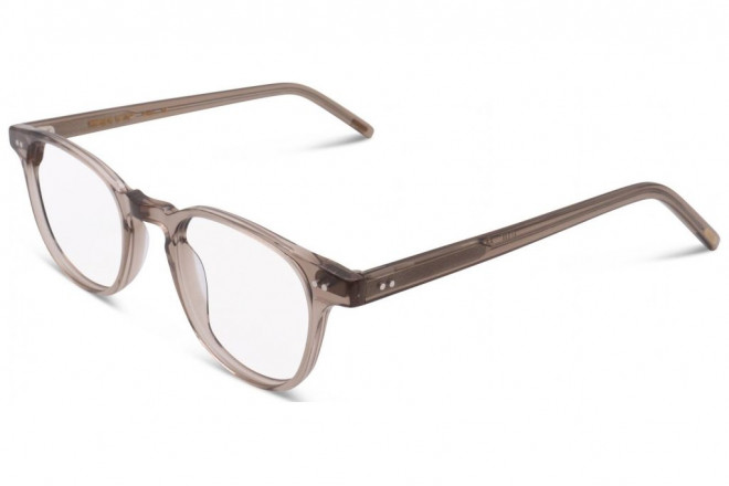 Lunettes de vue French Rétro Alma 45mm Cristal Gris Foncé