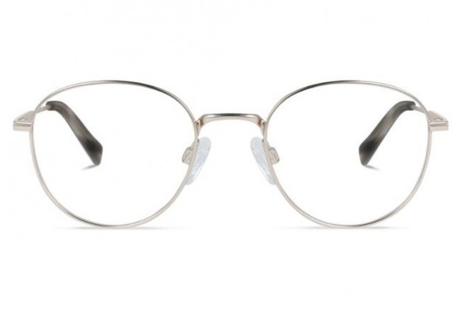 Lunettes de vue Battatura Andrew 48mm - Platinum Silver Titanium - Face