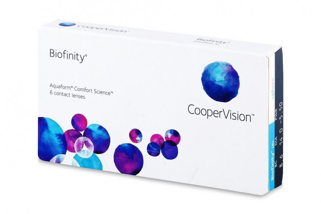 Lentilles correctrice Biofinity 6l - Œil droit