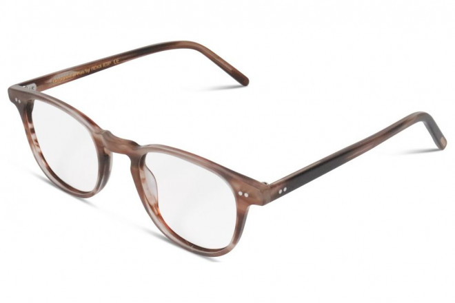 Lunettes de vue French Rétro Castal 47mm Marron marbré