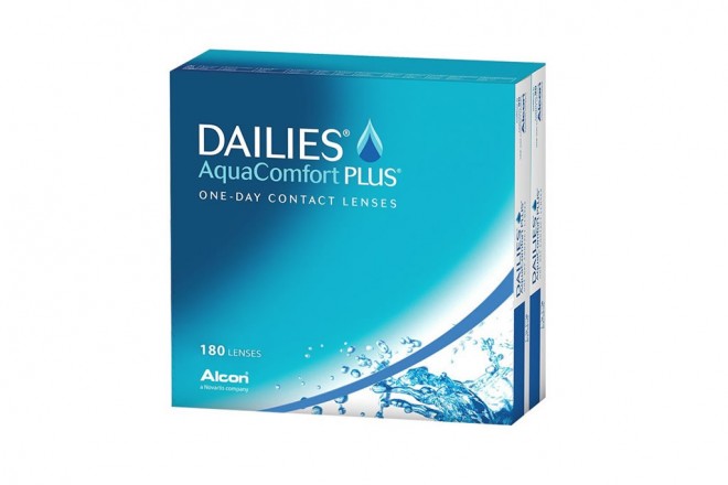 Lentilles de contact Dailies Aqua Comfort Plus 180l