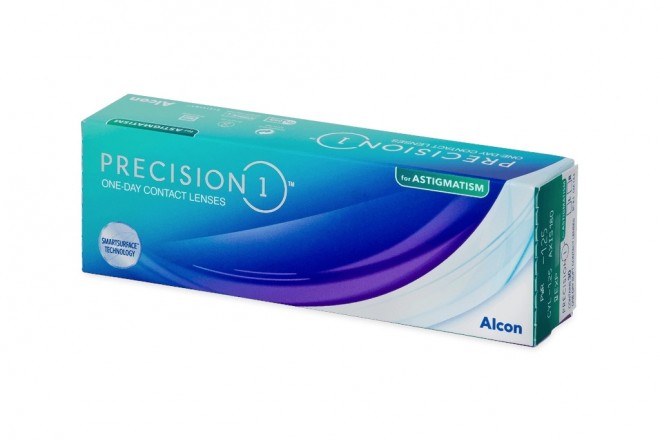 Lentilles correctrice Dailies Précision One for Astigmatism 30l - Œil droit