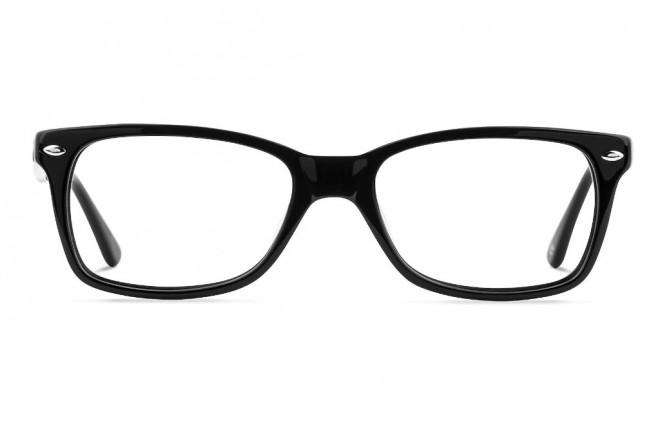 Lunettes de vue Battatura ADAIR FR95 Italian Jet Black - Vue de face