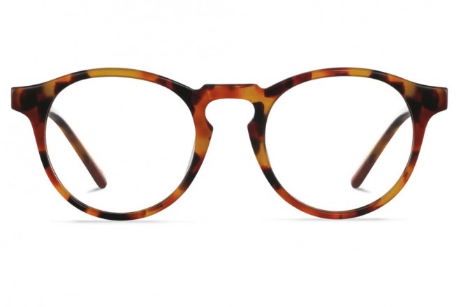 Lunettes de vue Jeack and Francis Barnett 48mm Chestnut Tortoise - vue de face