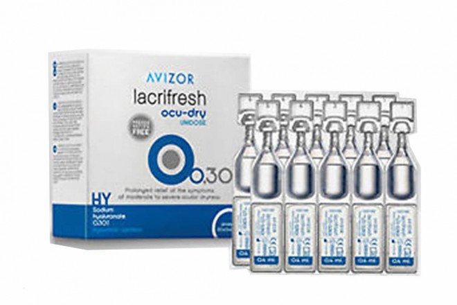 Produit d'entretien Lacrifreash Ocudry - 20 unidoses de 0,4ml 0,3%