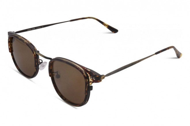 Lunettes de soleil French Rétro London 46mm Ecaille Bronze