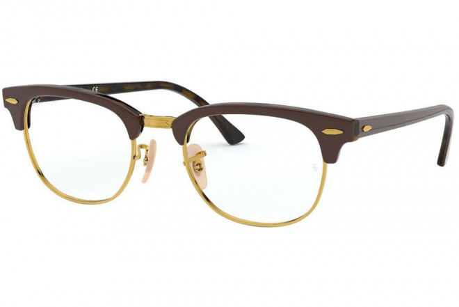 Lunettes de vue Ray-Ban RX5154 51mm Brown On Havana Yellow