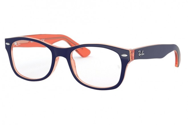 Lunettes de vue enfant RY1528 3762 48mm - Lunettes de vue enfant RY1528 3802 48mm - Orange Transparent on Top Blue