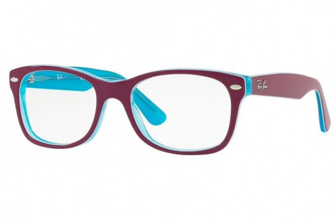 Lunettes de vue enfant RY1528 3763 48mm - Lunettes de vue enfant RY1528 3804 48mm - Blue Traansparent On Top Fuxia