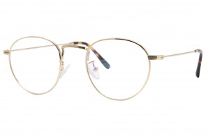 Lunettes de vue French Rétro César 48mm Or/écailles