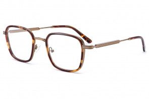 Lunettes de vue French Retro Gabin, 49mm, kaki brun