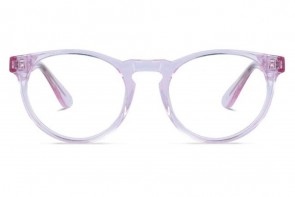 Lunettes de vue Jack & Francis Mack 47mm Crystal rose - vue de face