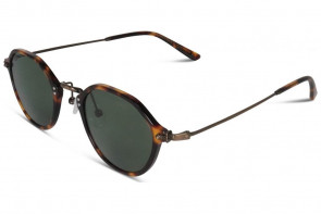 Lunettes de soleil French Rétro Lewis 48mm Ecaille Marron Bronze