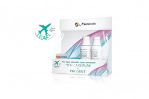 Produits d'entretien Menicare Pure - 2 flacons de 70ml + 2x2 doses A et B Progent