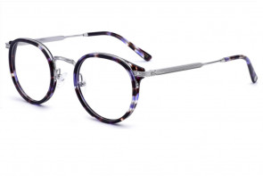 Lunettes de vue French Rétro Pride 50mm Ecaille ecaille violet argent