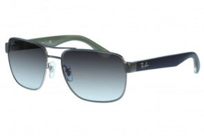 Lunettes de soleil Ray ban RB3530 58mm - Gunmetal - Light grey gradient dark green