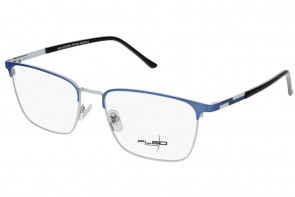 Lunettes de vue Fléo Rock 55mm Argent Bleu